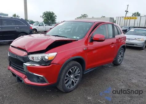 2017 Mitsubishi Outlander Sport 2.0 Es из США, поврежденный, VIN JA4AR3AU2HZ023973